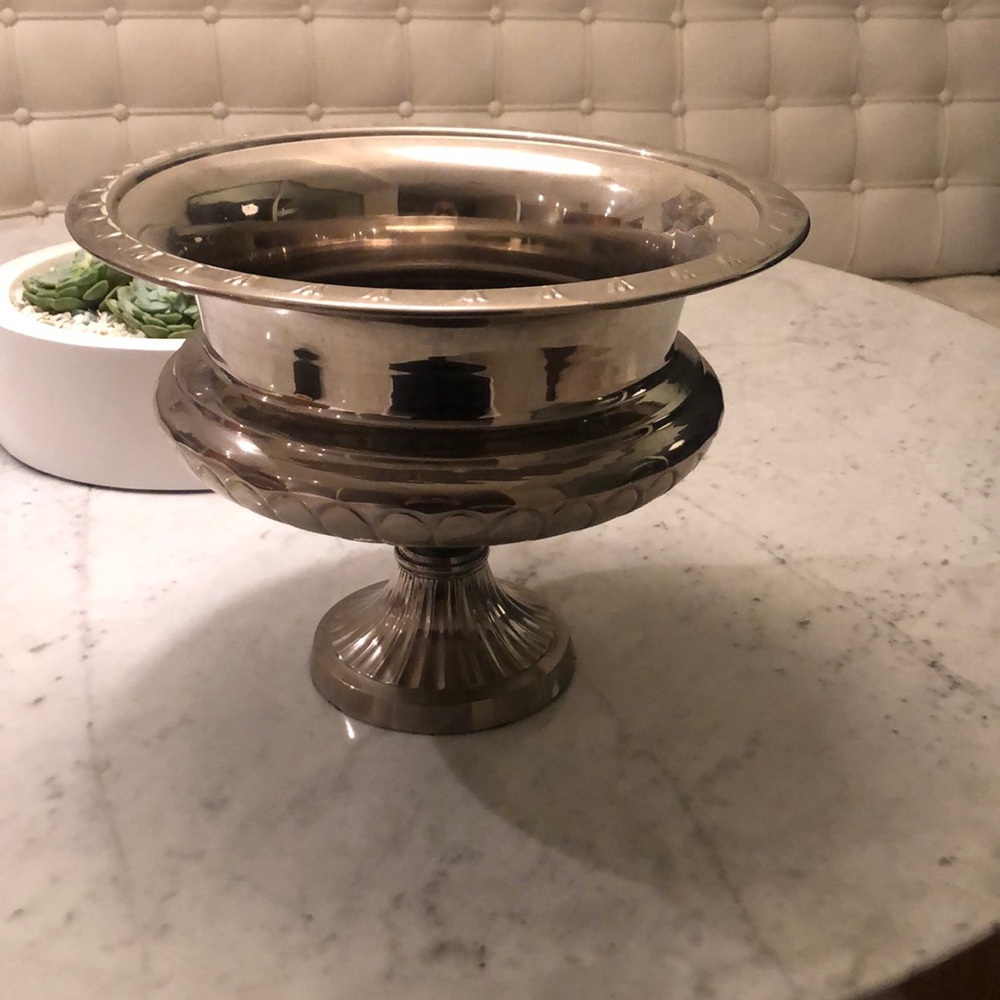 Silver plated accent piece